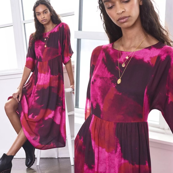 Anthropologie Lysandra Tie-Dye Maxi Dress - Picture 2 of 9